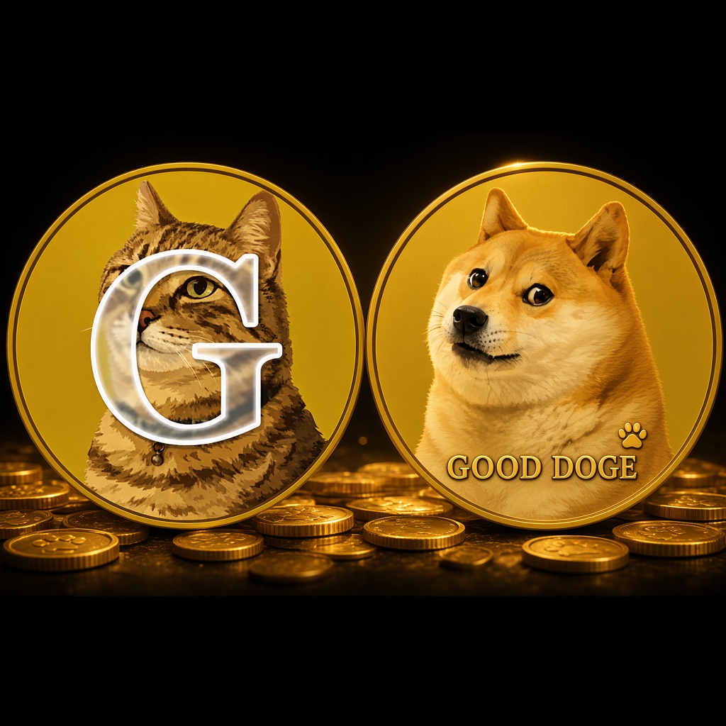 Ginnan and Kabosu Doge gold coins